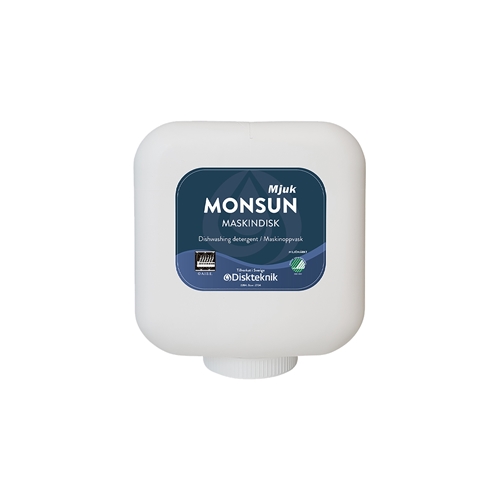 Diskmedel maskin aut dosering – 4,5kg Monsun Mjuk Svanen – 4 st