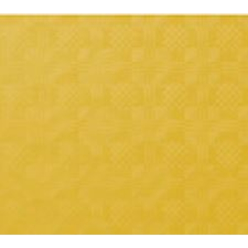 Papiertischdecke Damast - 1,2x8 m gelbe Rolle