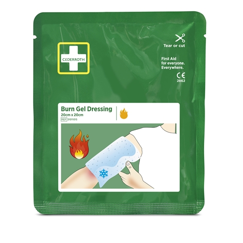 Brandsårsforbinding Burn Gel - 20x20cm - 6 stk