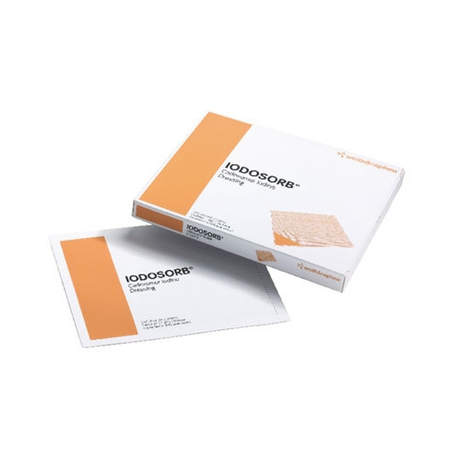 Jodkompresse Iodosorb - 6x8cm 10g - 5 St