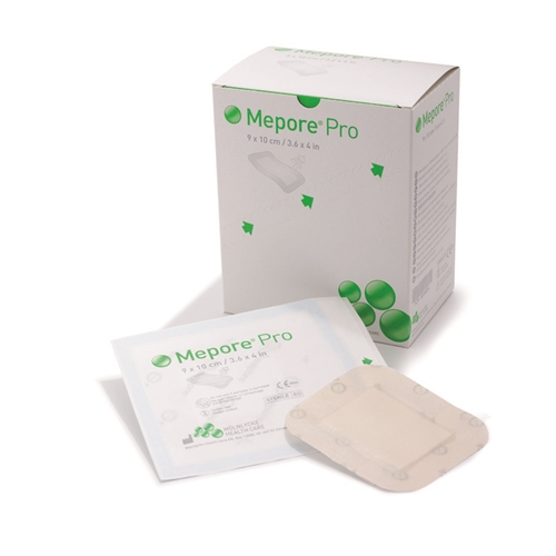 Absorberende klæbende forbinding Mepore Pro - 9x10cm kan bruges i brusebad - 40 stk