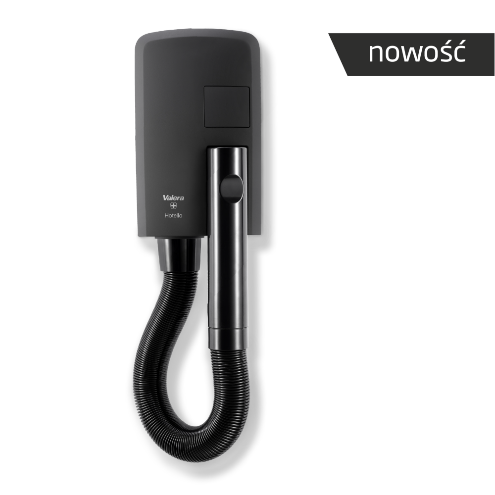 Hotelowa suszarka do włosów 1 200 W Hotello Valera czarna