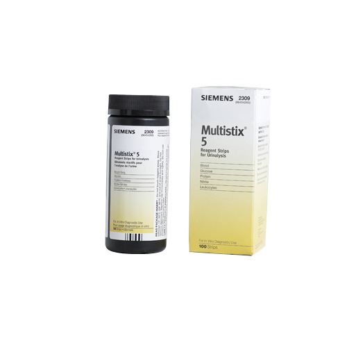 Urinsticka Multistix-5 – glu pro ery/hB nit leu – 50 st