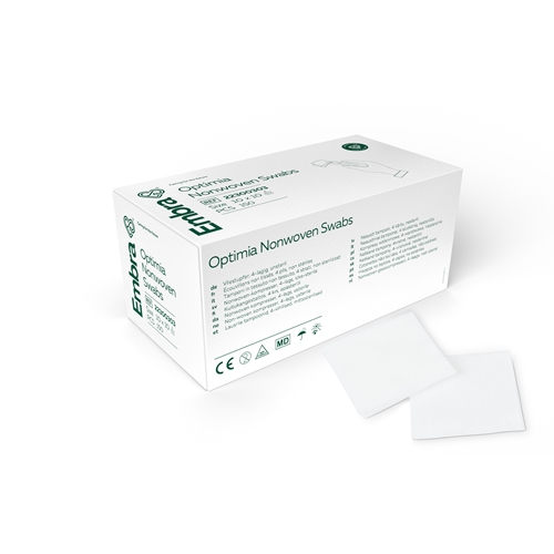 Kuitukangaskompressi 4K Embra - 10x10cm annostelupakkaus steriili - 150 kpl