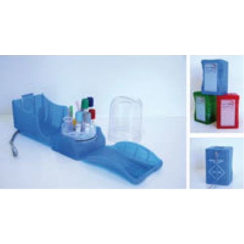 Aufbewahrungsbox BD Hemobox IV blau für 7 Vacutainer-Röhrchen