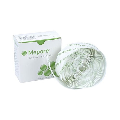 Nonwoven plaster Mepore - 4 cm x 5 m rulle hvid