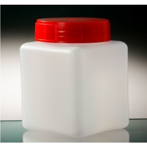 Butelka plastikowa Corning z czerwonym zakręcanym korkiem - 250ml HDPE - 210 szt.