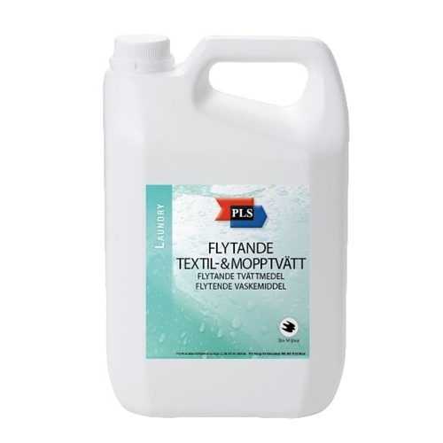 Detergent liquid PLS - 5L textile/mop unperfumed Bra Miljö