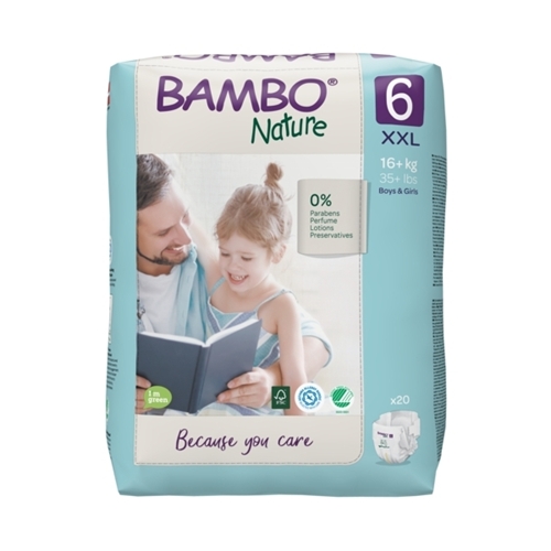 Tapeble Bambo Nature - 6 16+ kg - 120 stk.