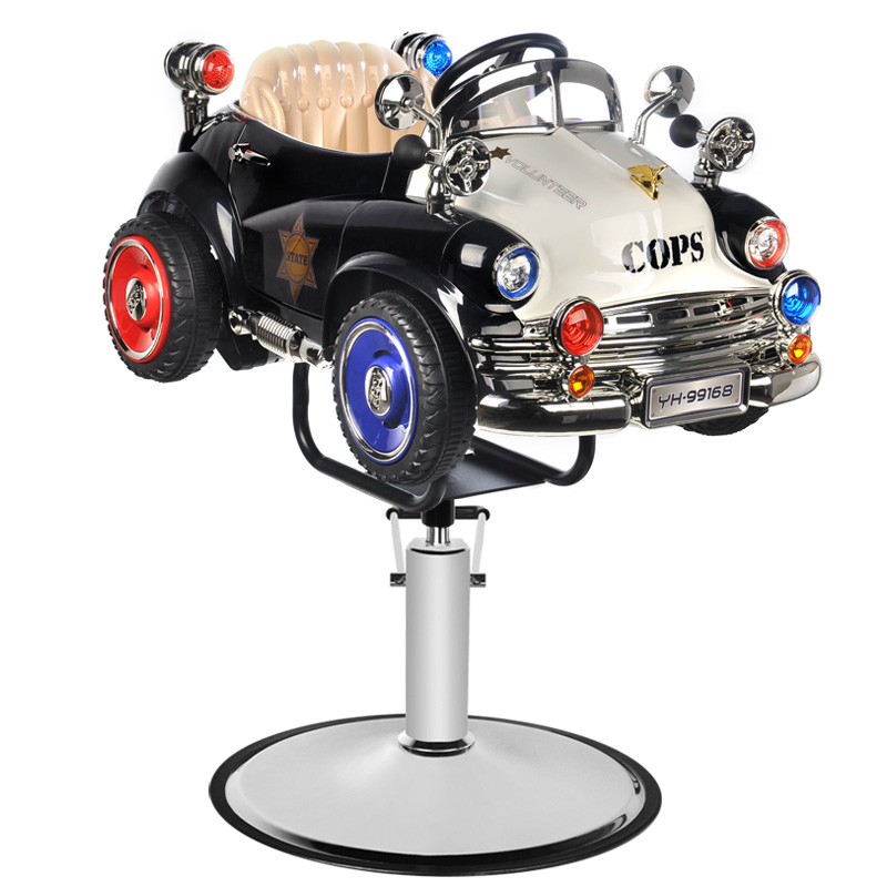 Barbershop-stol leksaksbil polis b082