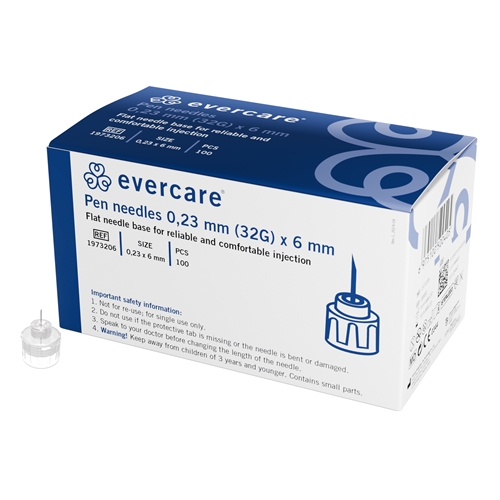 Pennkanyl Evercare – 32G (0.23 x 6 mm) – 100 st