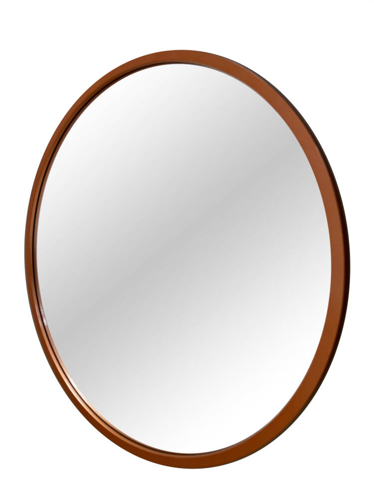 Bathroom wall mirror faneco skandi copper 600 x 600 mm