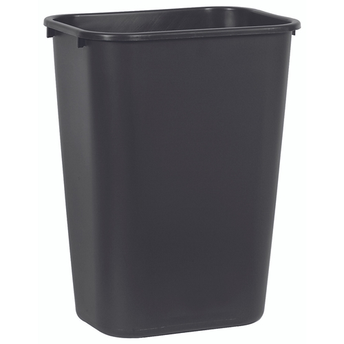 Rubbermaid Kunststoff-Papierkorb - 39L 505x387x289mm schwarz
