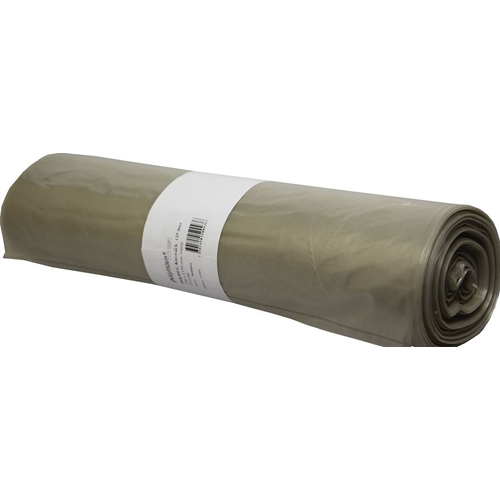 Affaldssæk LD plast PolyREG med bindebånd - 125L 750x1150mm 50my transparent - 150 stk