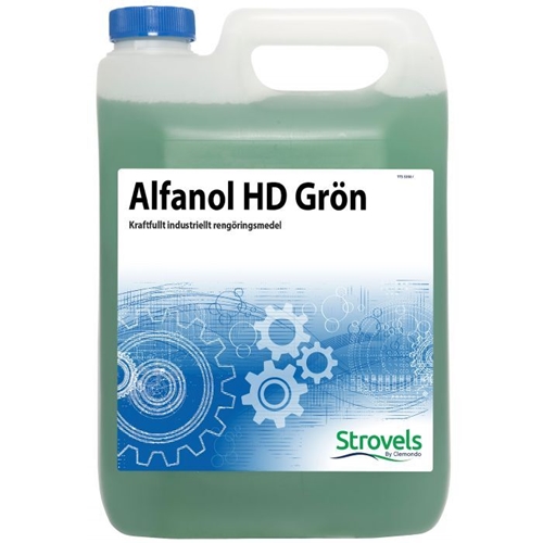 Reng grovrent Alfanol HD Grön – 5L Svanen pH=13/12,2(bruk)