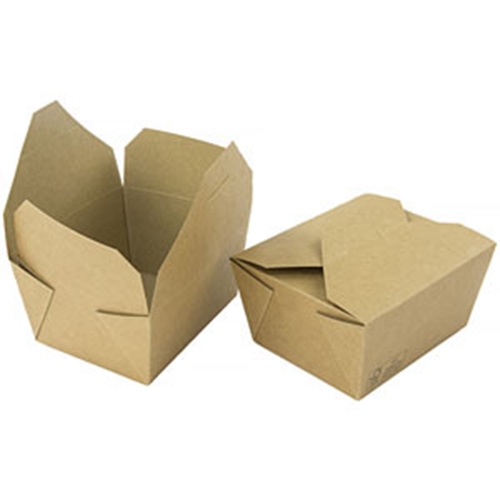 Food container Deli small - 600ml 130x107x65mm brown - 450 pcs