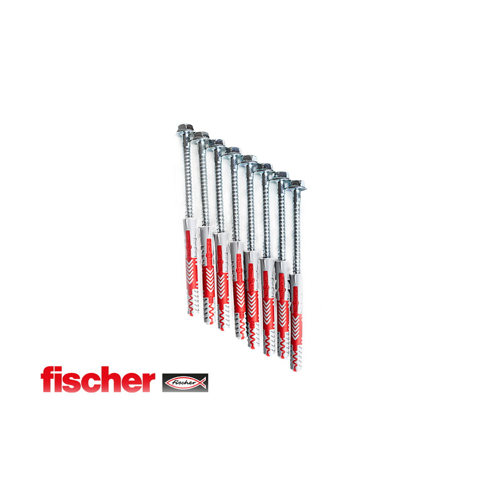 Benchk PS8 – Fischer 10 × 80 Spreizdübel mit Schrauben für BenchK-Sprossenwand (8 St.)