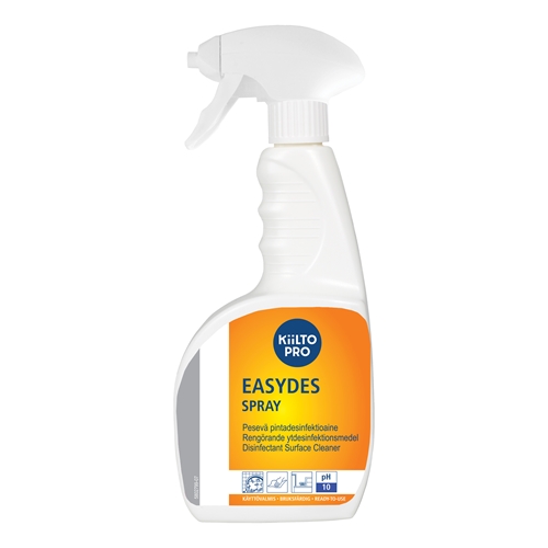 Overfladedesinfektion Easydes spray - 750 ml med tensid - 6 stk.