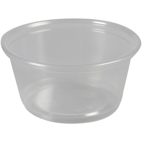 Runde PP-Kunststoffform - 60 ml Ø6,2 cm transparent - 125 St.