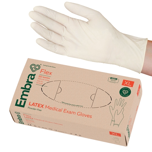 Latexhandsker us Embra PF - XL Flex AQL 1,5 - 90 stk.