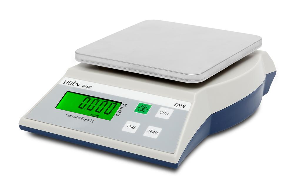 Bænk- og bordvægt FAW 600 g x 0,1 g