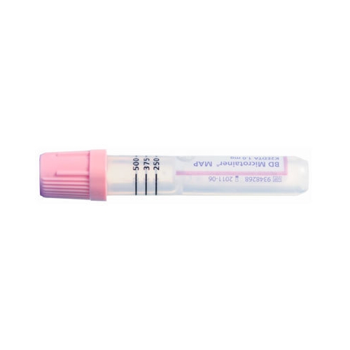 Kapillærrør BD Microtainer MAP - 250-500 μl K2EDTA lilla - 50 stk
