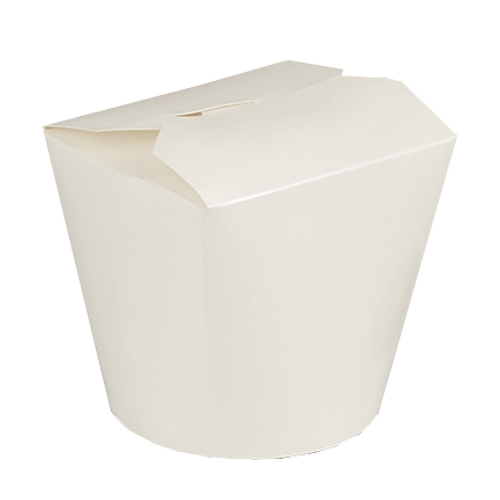 Food container take-away - 750ml 10.1x10x9.1cm white - 50 pcs
