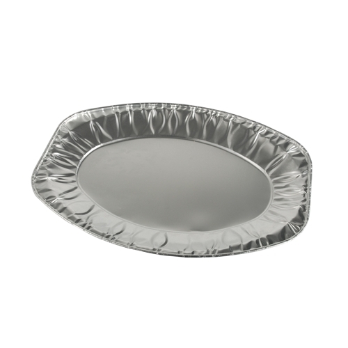 Aluminium-Servierplatte oval - 35x24,5 cm - 10 St.