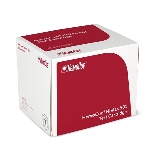 Test HemoCue HbA1c 501 - testkasett - 10 st