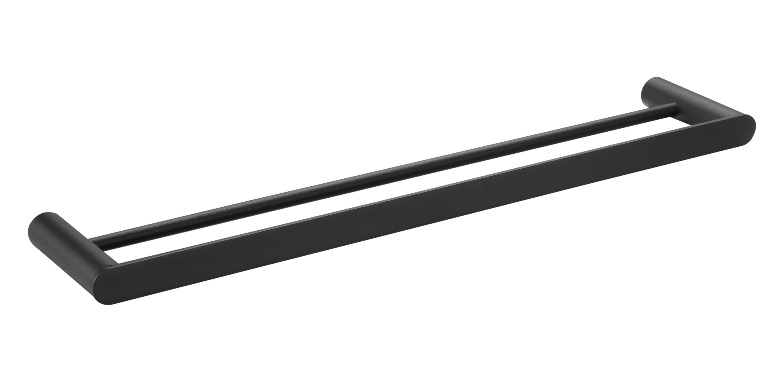Double towel rail - Matt black finish - AI1311B