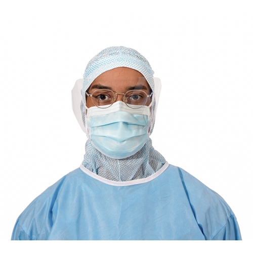 Evercare operationsmundbind med visir type IIR med bindebånd - 100 stk