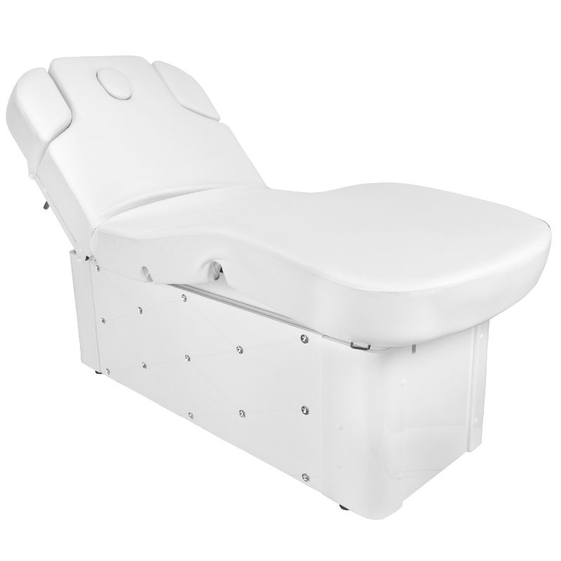Fotel kosmetyczny spa Azzurro Krystal 370-3 4 silniki biały