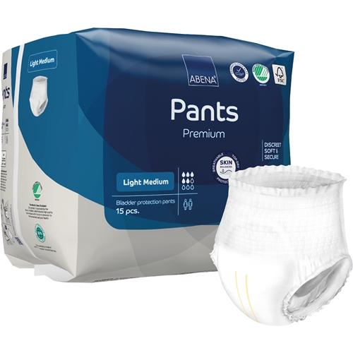 All-in-one inkontinenssisuojahousut - ABENA Pants Light M - 90 kpl
