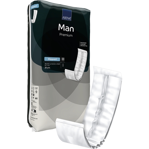 Inkontinenzeinlage für Männer zur Fixierung in der Unterwäsche - ABENA Man Slipguard Premium - 100 St.