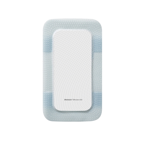 Cienki opatrunek piankowy silikonowy Biatain Silicone L - 9x15cm Border Lite - 10 szt.