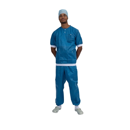 Beklædningsskjorte med manchet Optimia - M evercare clean air suit - 25 stk.