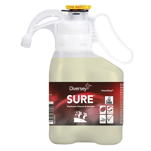 Saniteettipuhdistusaine SURE Washroom Cleaner - 1,4L pH=12 hajusteeton SD