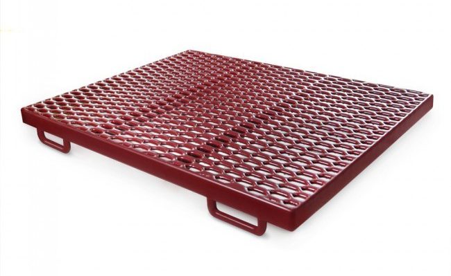 PVC-belagte gitter - 86 x 70 cm