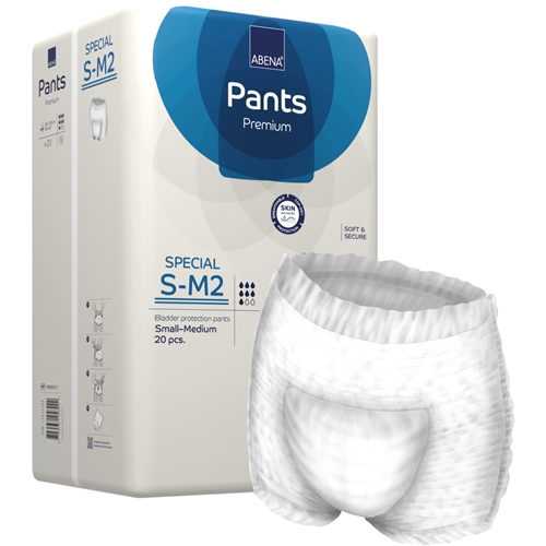 All-in-one inkontinenssihousut - ABENA Pants Prem Special S-M2 - 120 kpl