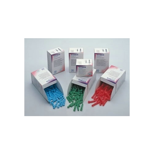 Lancet Vitrex Soft - 28G (0,38 mm) 200-p rød - 200 stk