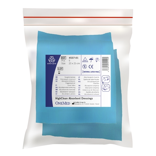 Absorberande förband evercare - 20x25cm osteril - 5 st
