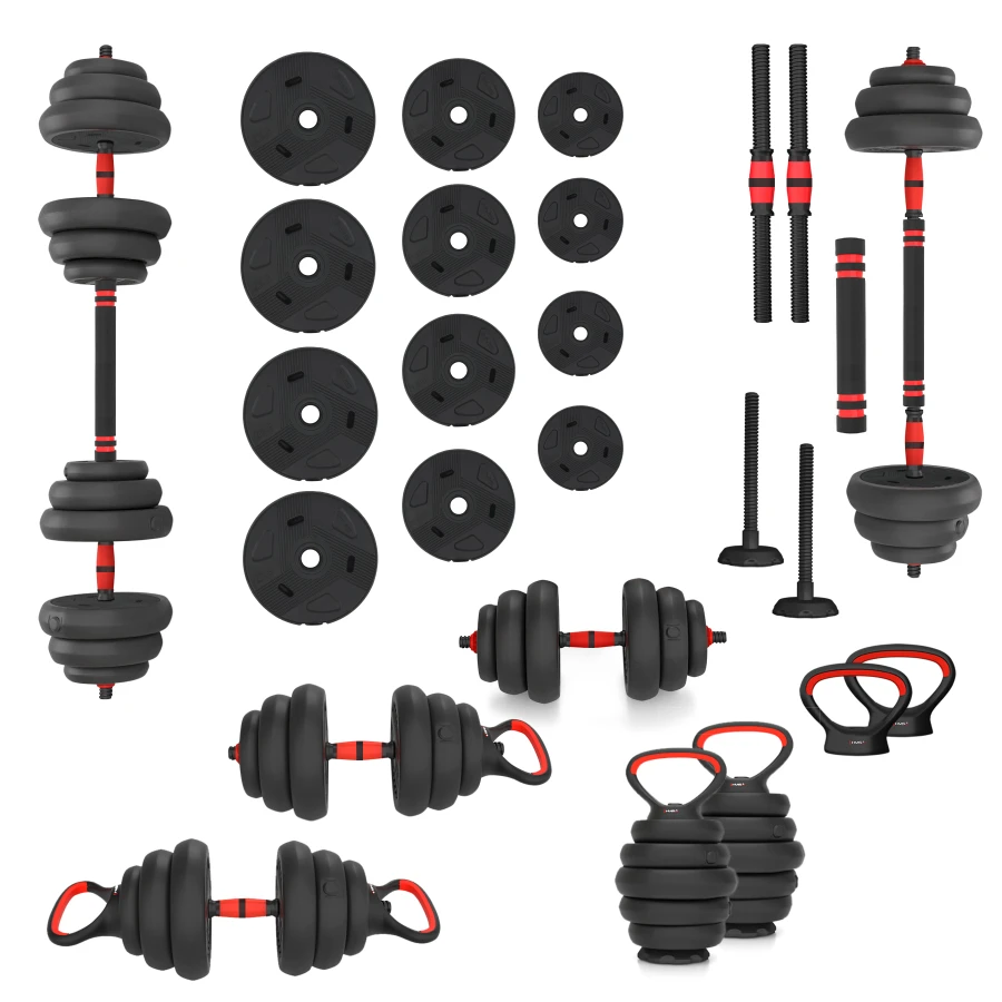SGN120 Pro Set 6-i-1 vægtsæt 20 kg HMS