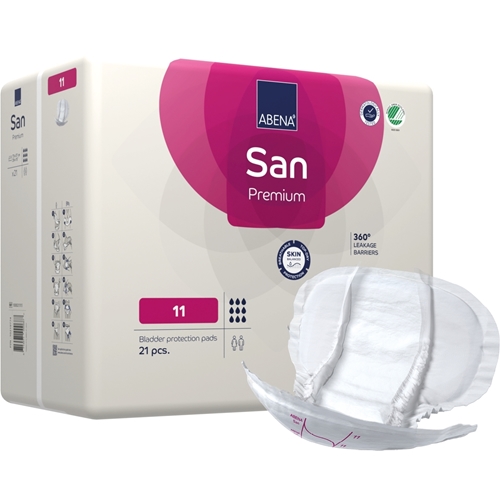 Inkontinenzeinlagen zur Fixierung in der Hose - ABENA San Premium 11 - 84 St.