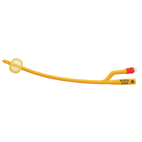2-vejs kateter Rüsch Gold Silkolatex - 5-10 ml ch14 25 cm latex Nel - 10 stk