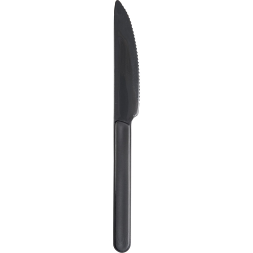 Bestick PP-Kunststoffmesser 18 cm grau wiederverwendbar 50 St.