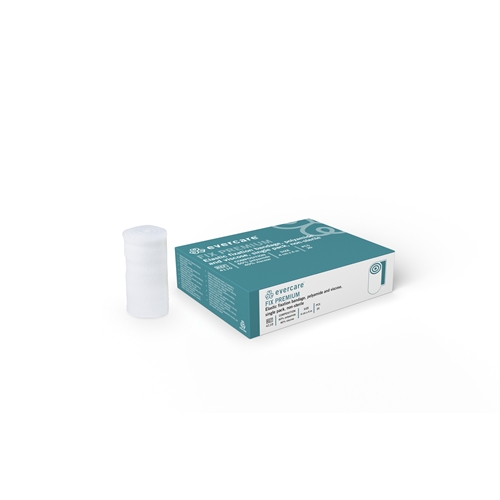 Fixierbinde evercare Fix Premium - 4 cm x 4 m in Cellophan - 20 St.