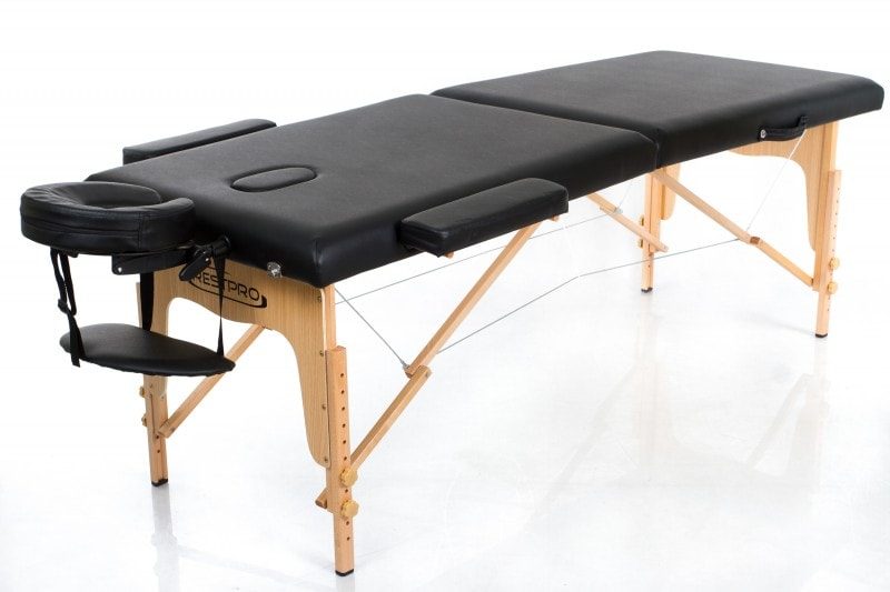 Bærbar massagebriks i træ - RESTPRO Classic 2 - Svart