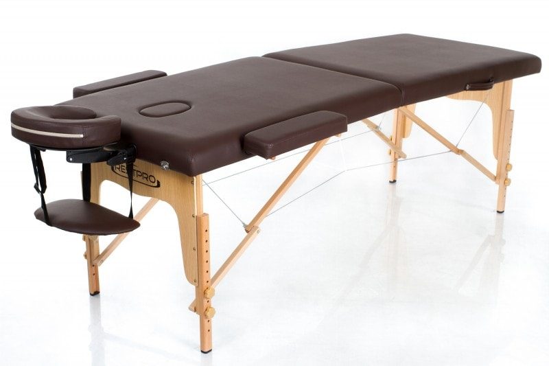 Bærbar massagebriks i træ - RESTPRO Classic 2 - Kaffe