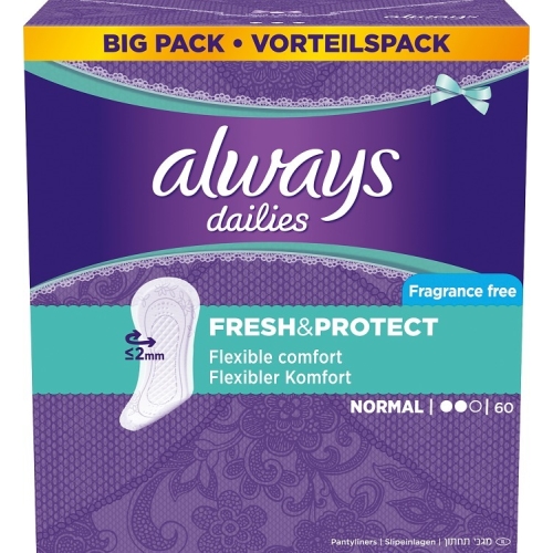 Trosskydd Always Normal Liner - normal Liner VP 60-p - 60 st