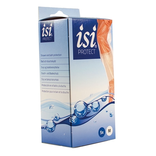 ISI brusebeskyttelse engangsmodel - 122x28x56cm helt ben - 5 stk